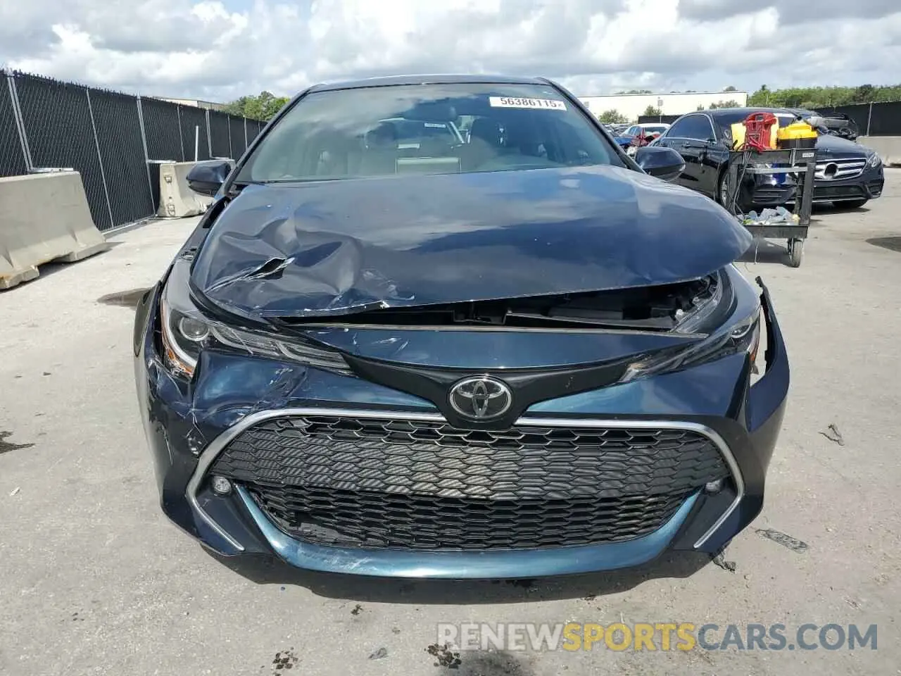 5 Photograph of a damaged car JTNC4RBE2L3091110 TOYOTA COROLLA 2020