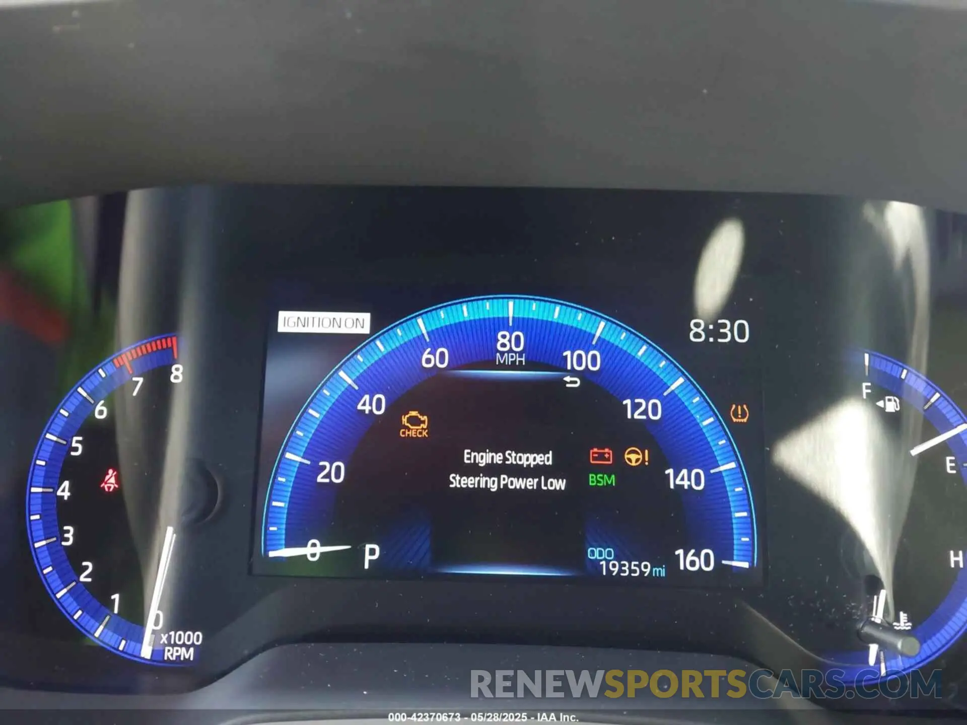 7 Photograph of a damaged car JTNC4RBE2L3093312 TOYOTA COROLLA 2020