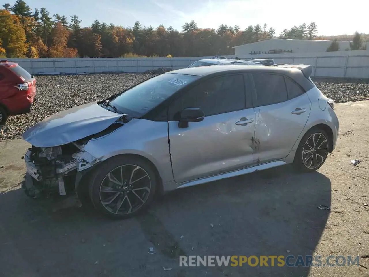 1 Photograph of a damaged car JTNC4RBE8L3100859 TOYOTA COROLLA 2020