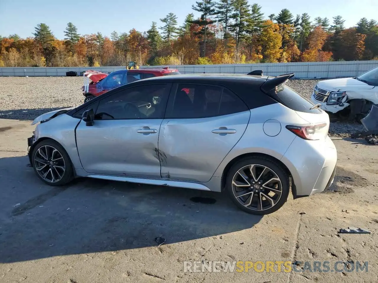 2 Photograph of a damaged car JTNC4RBE8L3100859 TOYOTA COROLLA 2020