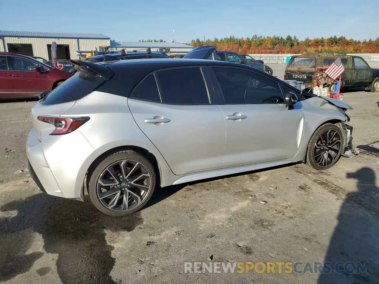 3 Photograph of a damaged car JTNC4RBE8L3100859 TOYOTA COROLLA 2020