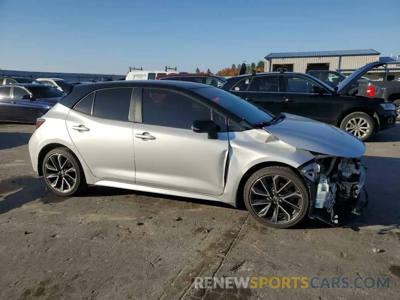 4 Photograph of a damaged car JTNC4RBE8L3100859 TOYOTA COROLLA 2020