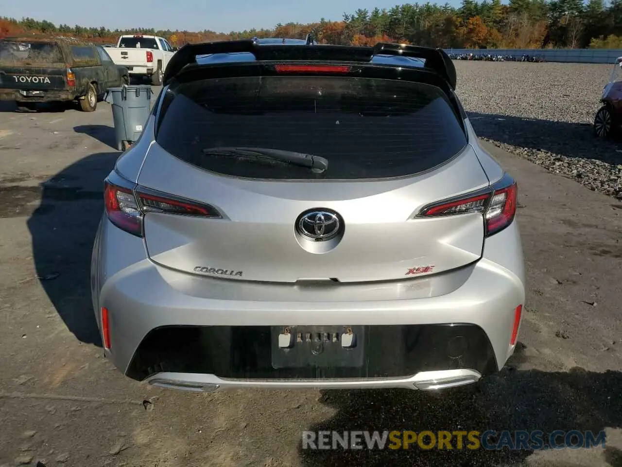 6 Photograph of a damaged car JTNC4RBE8L3100859 TOYOTA COROLLA 2020