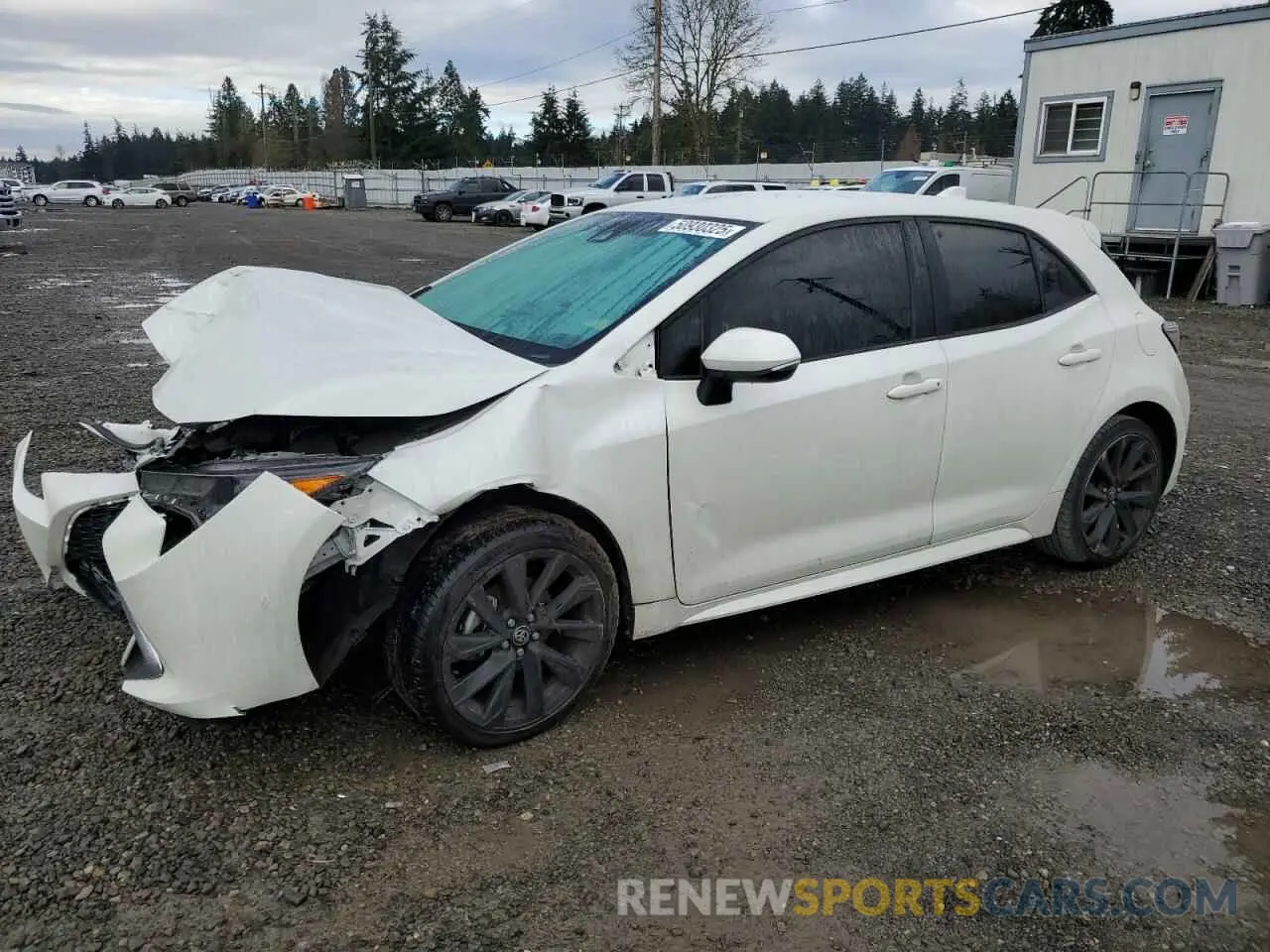 1 Photograph of a damaged car JTNC4RBE9L3074725 TOYOTA COROLLA 2020