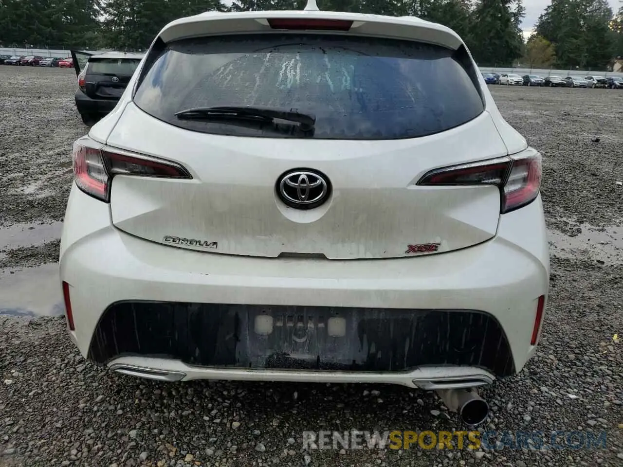 6 Photograph of a damaged car JTNC4RBE9L3074725 TOYOTA COROLLA 2020