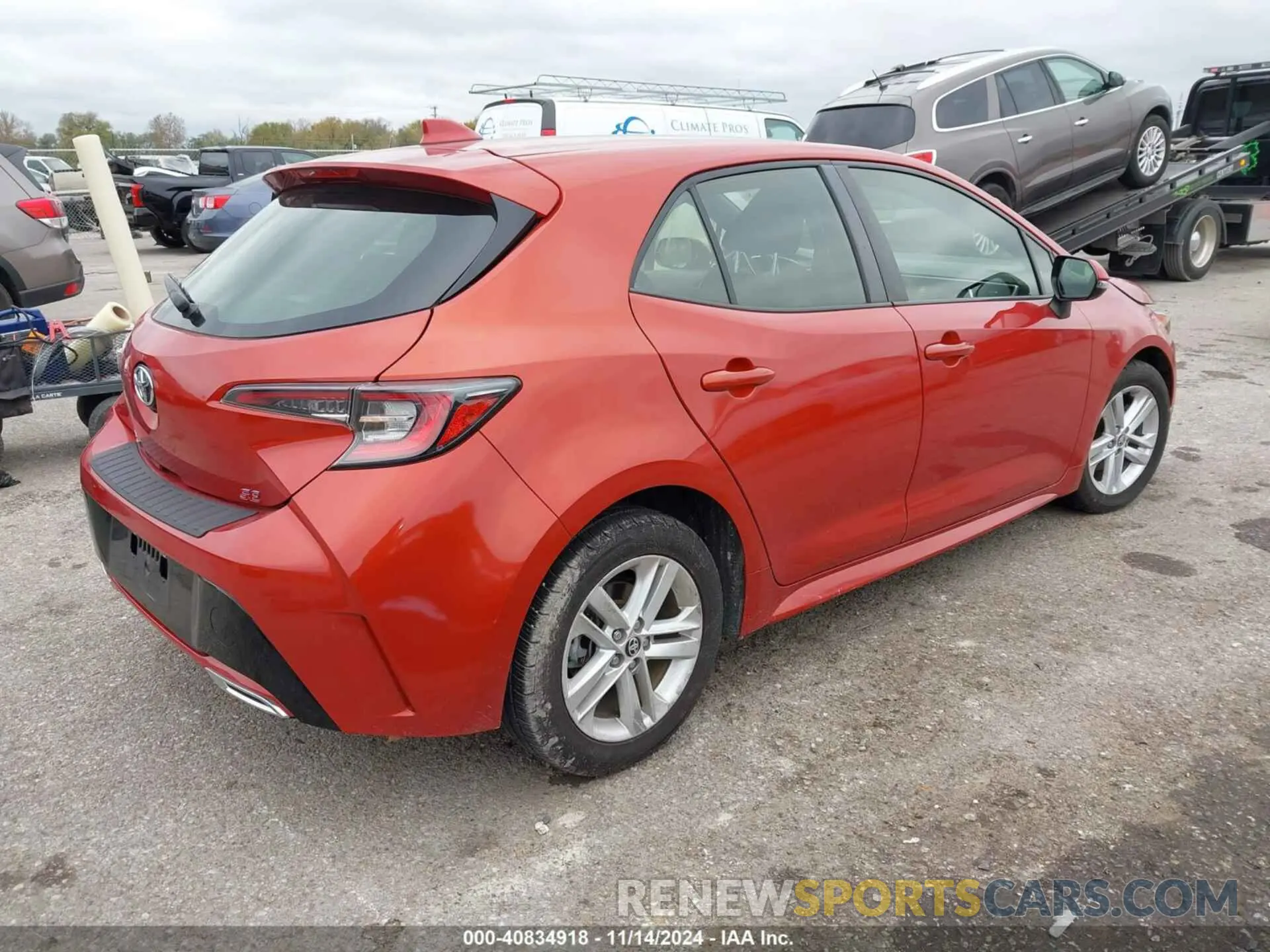 4 Photograph of a damaged car JTND4RBE0L3075069 TOYOTA COROLLA 2020