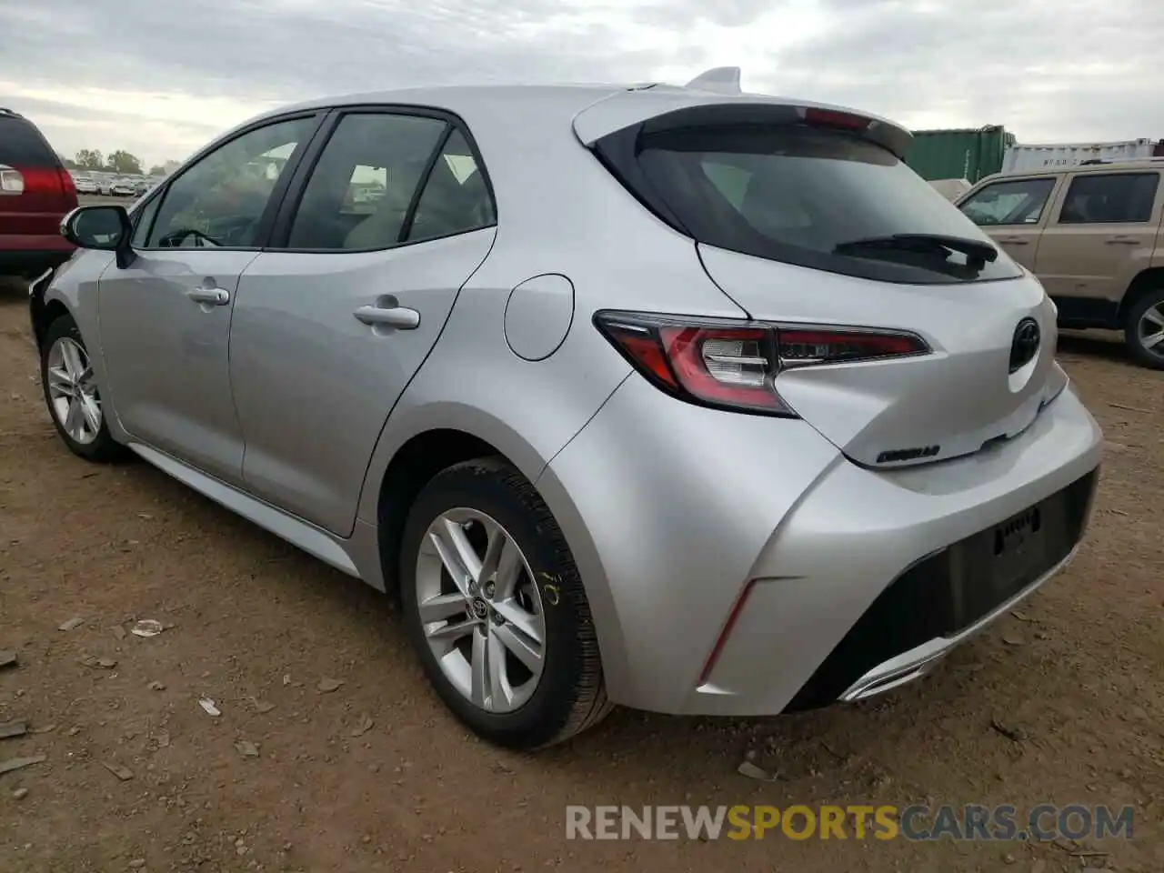 3 Photograph of a damaged car JTND4RBE0L3084919 TOYOTA COROLLA 2020