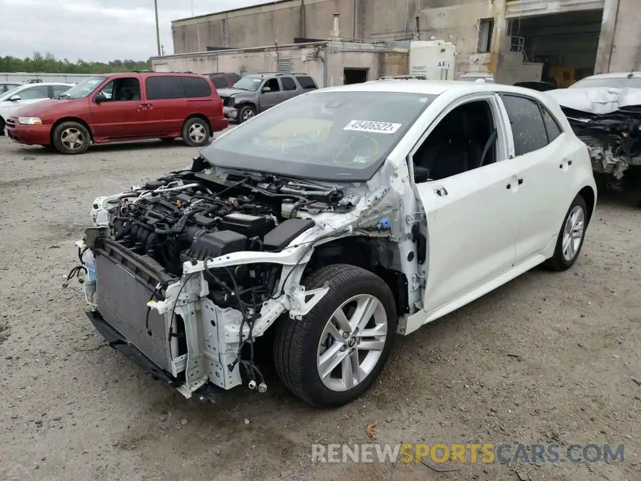 2 Photograph of a damaged car JTND4RBE1L3077560 TOYOTA COROLLA 2020