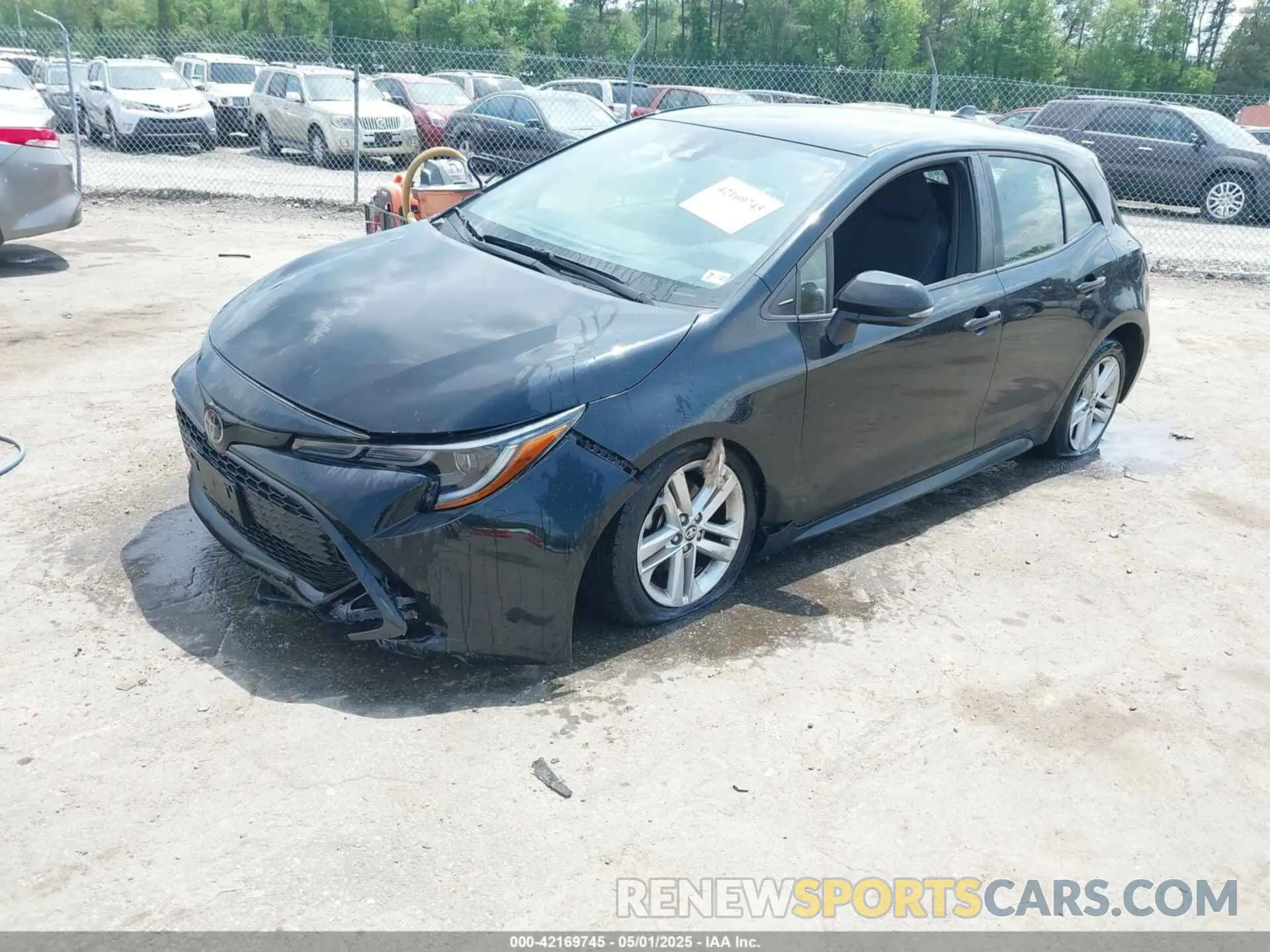2 Photograph of a damaged car JTND4RBE1L3088154 TOYOTA COROLLA 2020