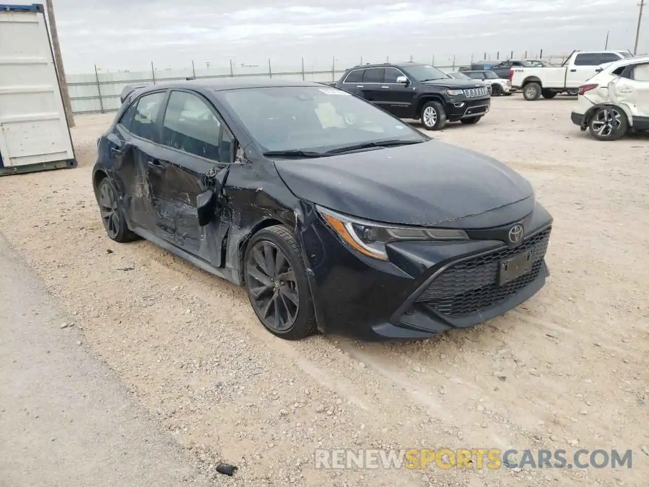 1 Photograph of a damaged car JTND4RBE2L3075896 TOYOTA COROLLA 2020