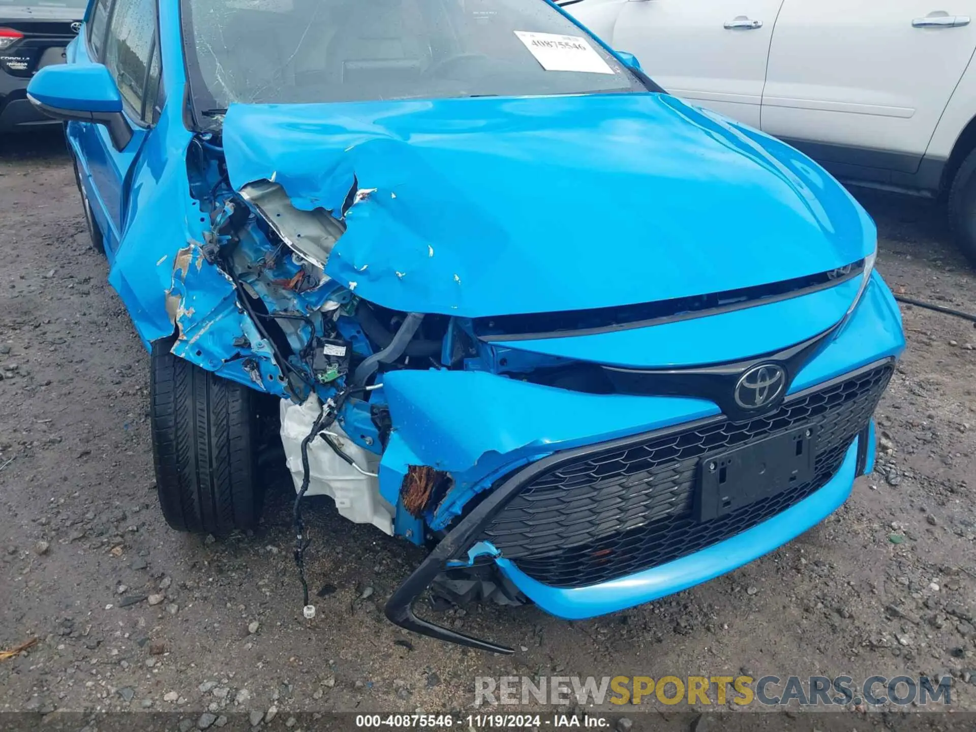 21 Photograph of a damaged car JTND4RBE2L3096179 TOYOTA COROLLA 2020