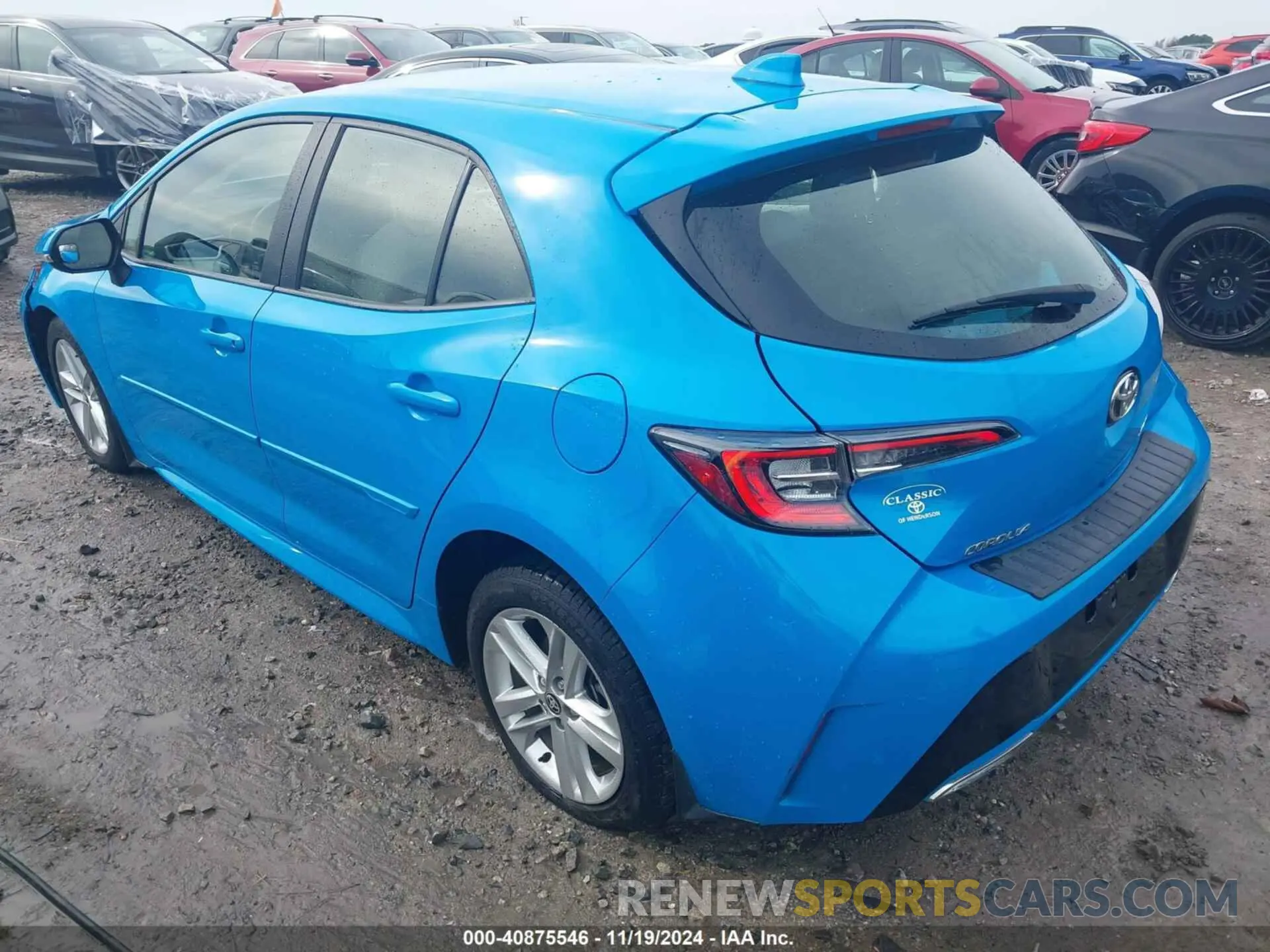 3 Photograph of a damaged car JTND4RBE2L3096179 TOYOTA COROLLA 2020