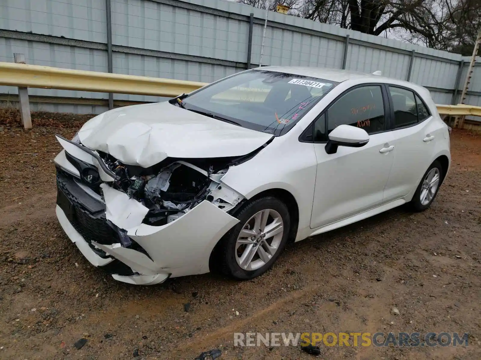 2 Photograph of a damaged car JTND4RBE3L3090004 TOYOTA COROLLA 2020