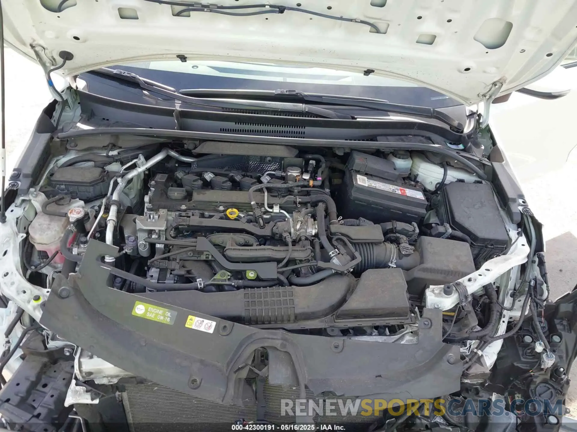 10 Photograph of a damaged car JTND4RBE4L3074488 TOYOTA COROLLA 2020