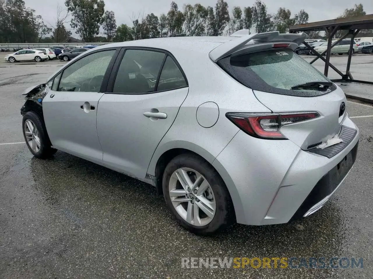 2 Photograph of a damaged car JTND4RBE5L3094703 TOYOTA COROLLA 2020