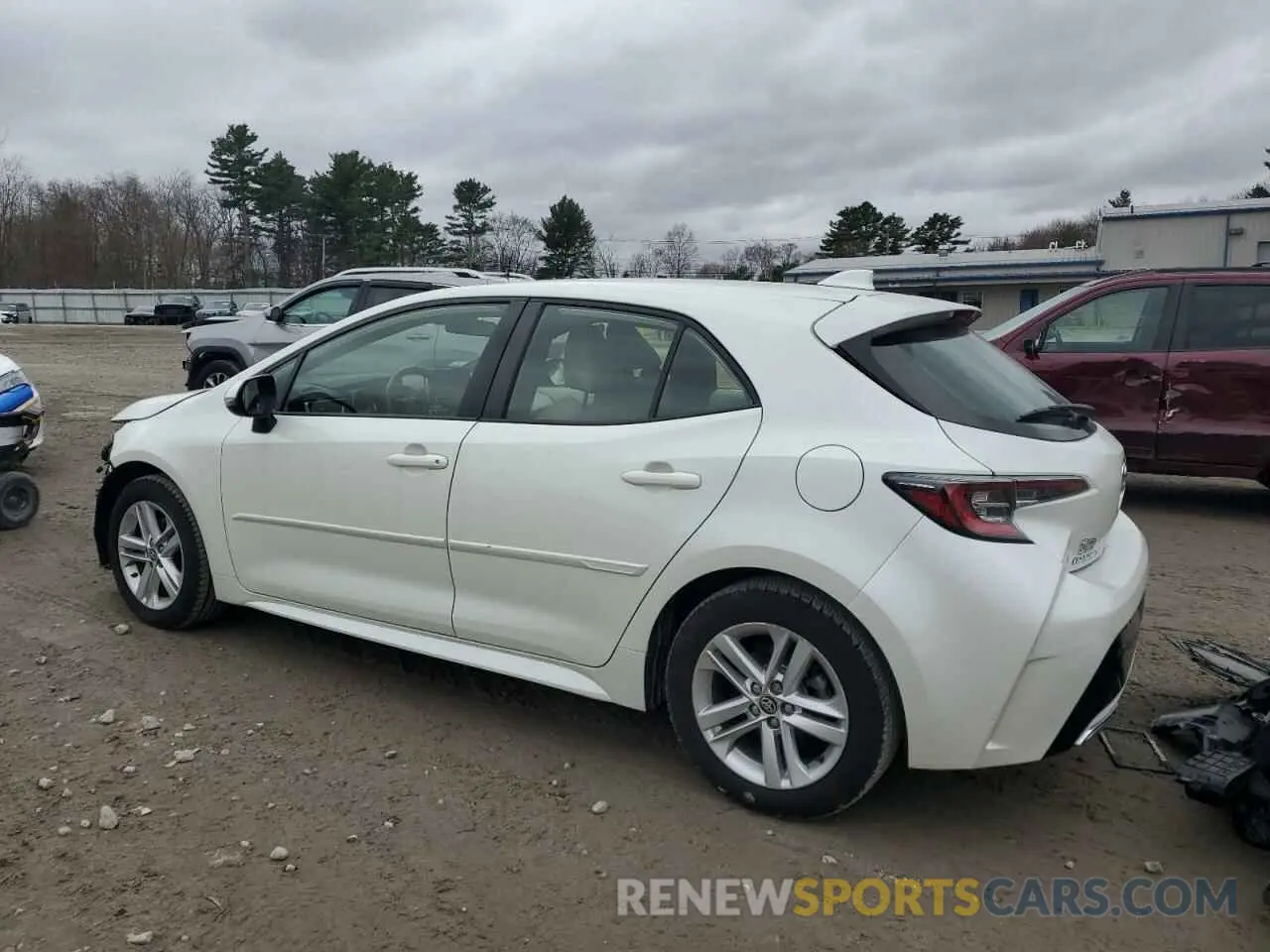 2 Photograph of a damaged car JTND4RBE6L3080650 TOYOTA COROLLA 2020