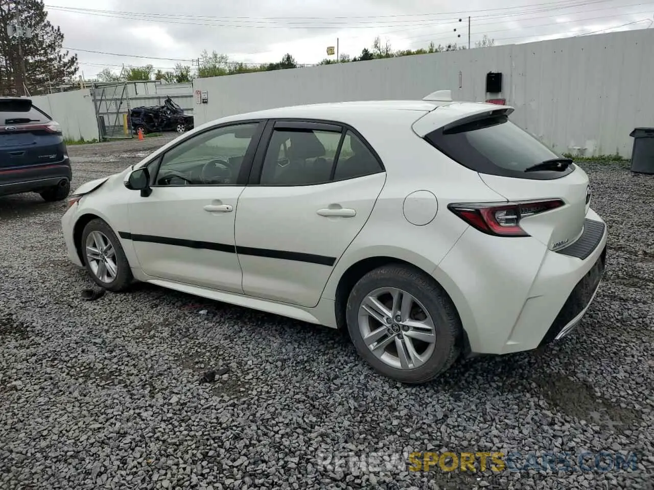 2 Photograph of a damaged car JTND4RBE6L3088702 TOYOTA COROLLA 2020