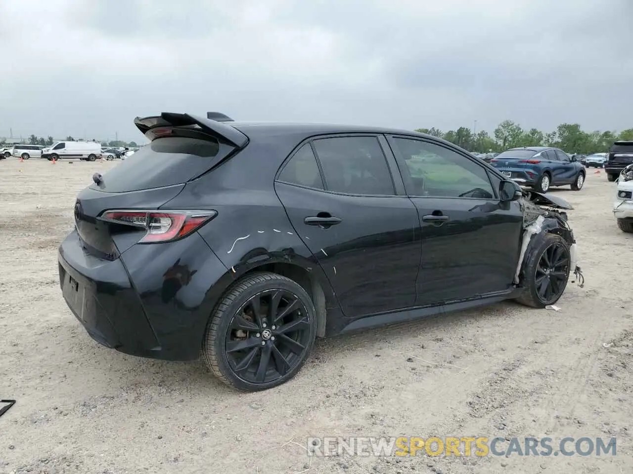 3 Photograph of a damaged car JTND4RBE6L3100184 TOYOTA COROLLA 2020