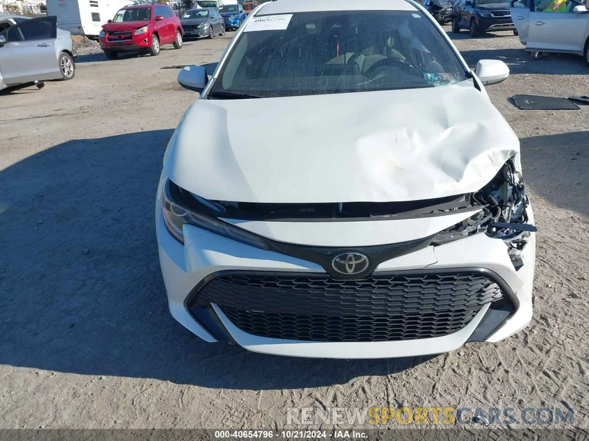 12 Photograph of a damaged car JTND4RBE7L3095593 TOYOTA COROLLA 2020