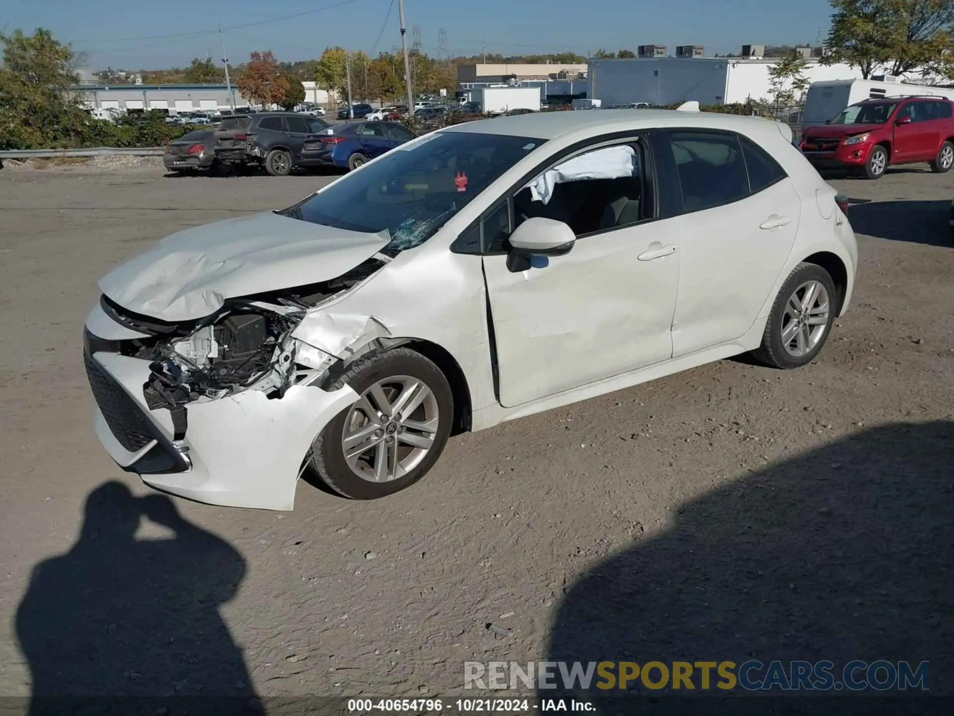 2 Photograph of a damaged car JTND4RBE7L3095593 TOYOTA COROLLA 2020