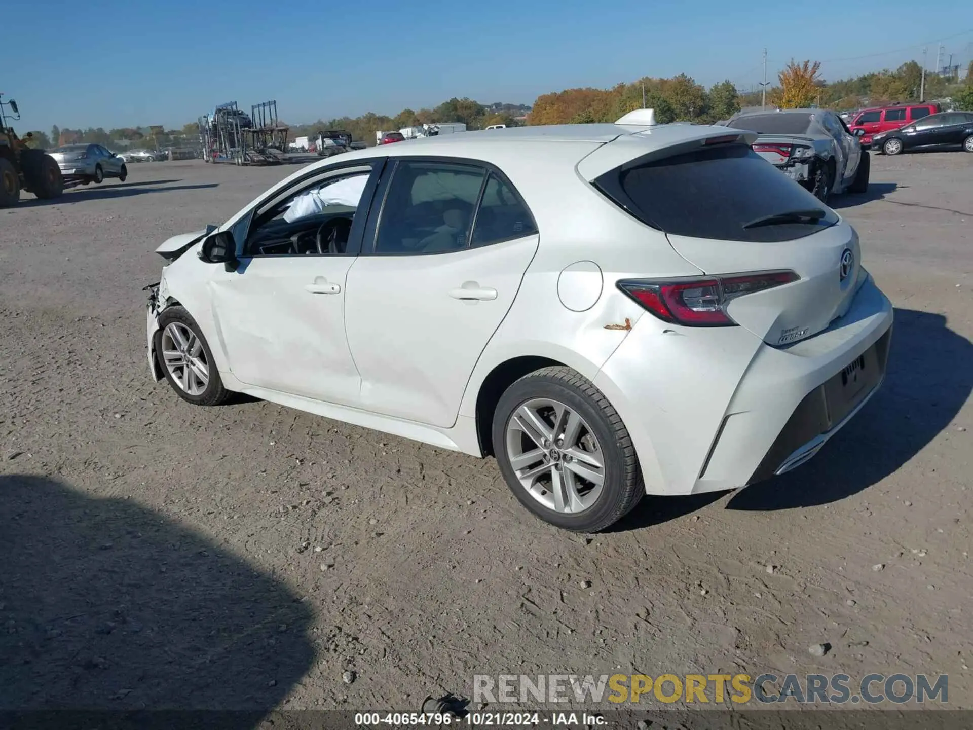 3 Photograph of a damaged car JTND4RBE7L3095593 TOYOTA COROLLA 2020