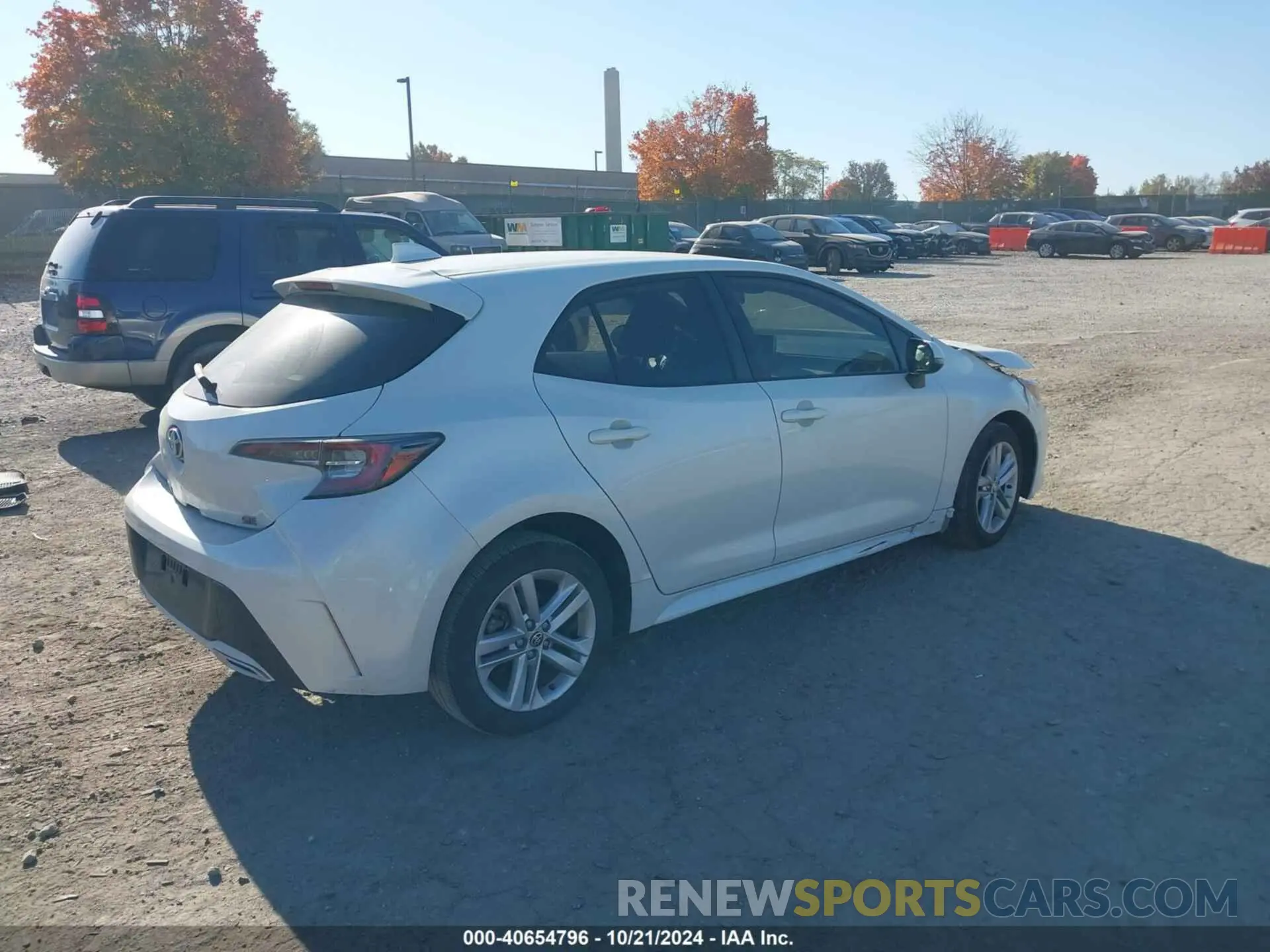4 Photograph of a damaged car JTND4RBE7L3095593 TOYOTA COROLLA 2020