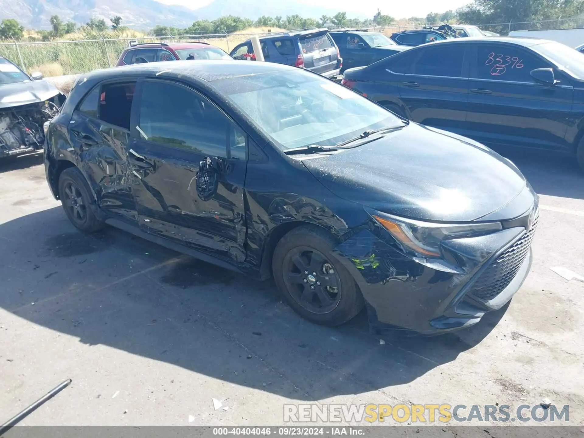 1 Photograph of a damaged car JTND4RBE7L3101926 TOYOTA COROLLA 2020