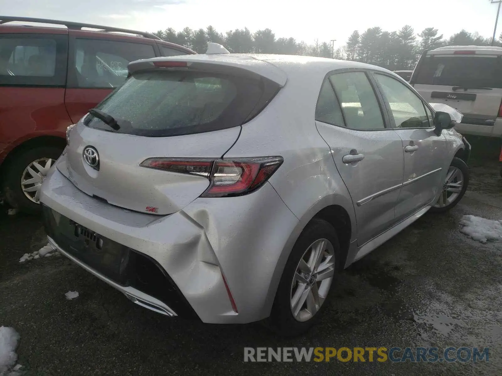 4 Photograph of a damaged car JTND4RBE8L3081363 TOYOTA COROLLA 2020
