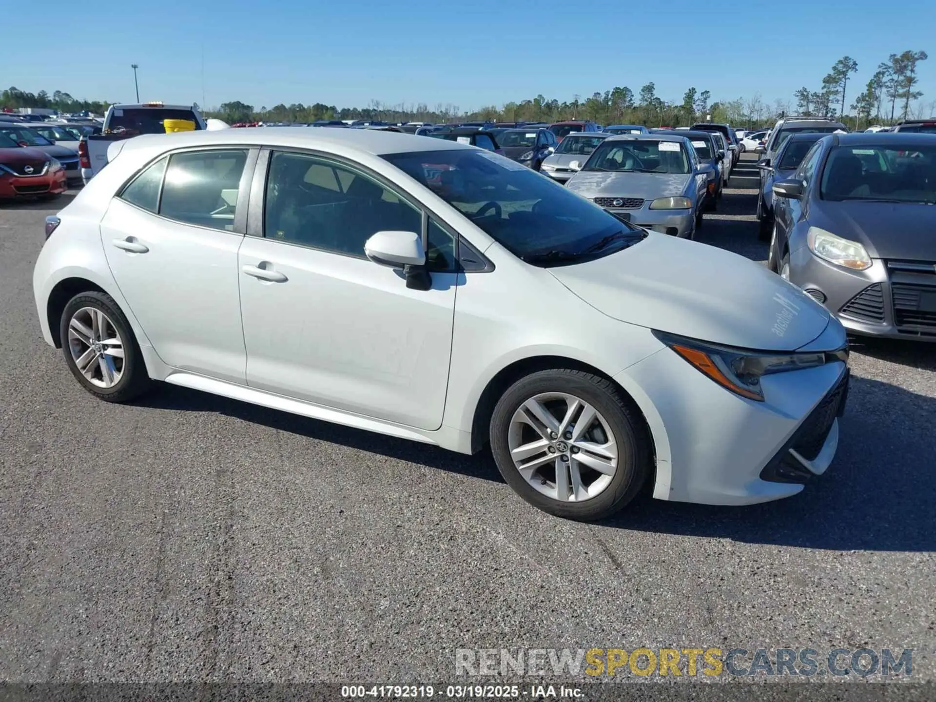1 Photograph of a damaged car JTND4RBE8L3089351 TOYOTA COROLLA 2020