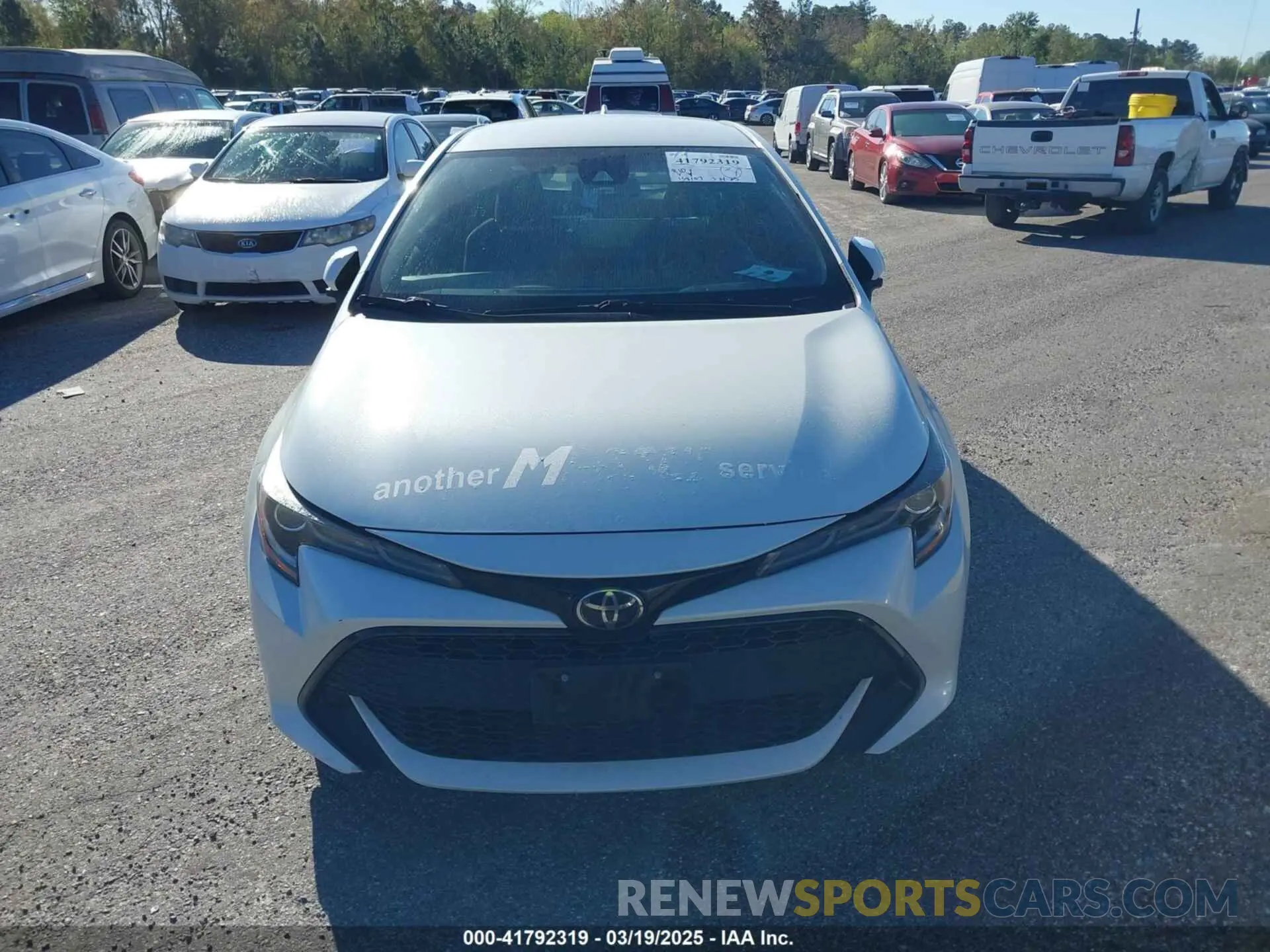 12 Photograph of a damaged car JTND4RBE8L3089351 TOYOTA COROLLA 2020