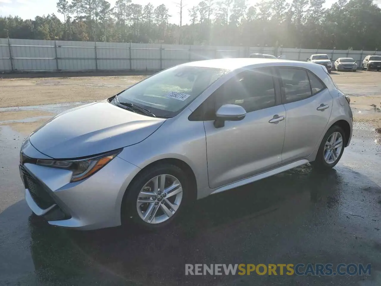 1 Photograph of a damaged car JTND4RBEXL3078531 TOYOTA COROLLA 2020