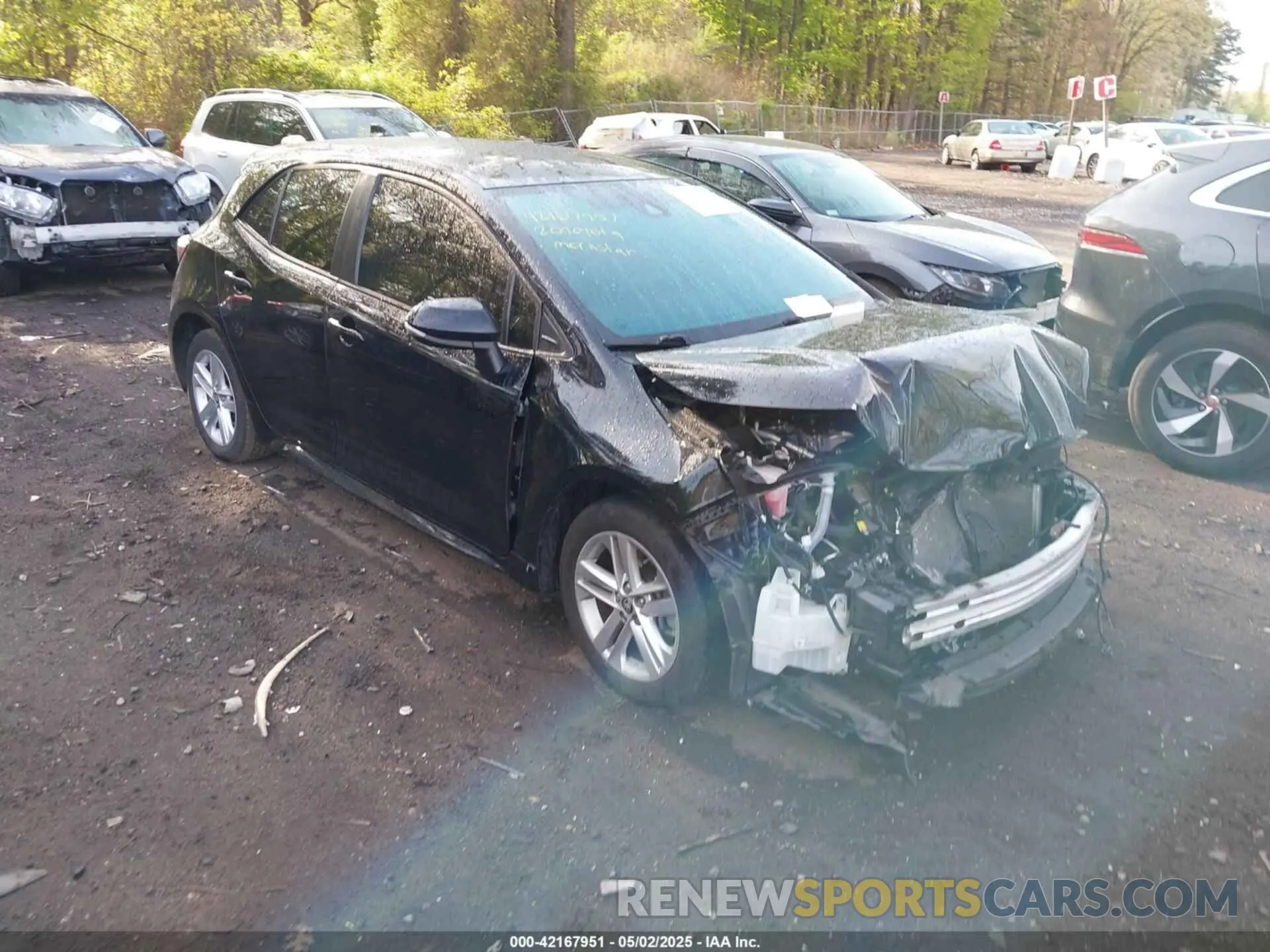 1 Photograph of a damaged car JTND4RBEXL3081977 TOYOTA COROLLA 2020