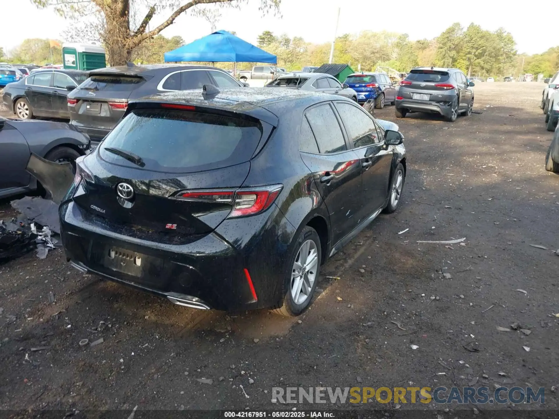 4 Photograph of a damaged car JTND4RBEXL3081977 TOYOTA COROLLA 2020