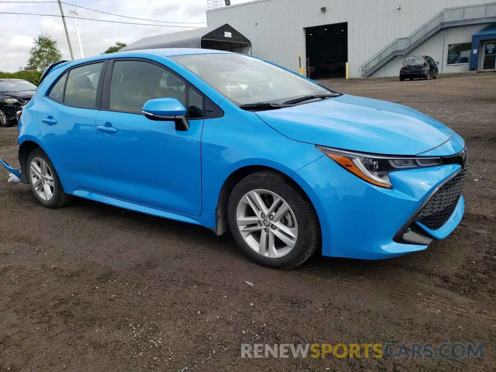 1 Photograph of a damaged car JTNK4RBE4L3084669 TOYOTA COROLLA 2020