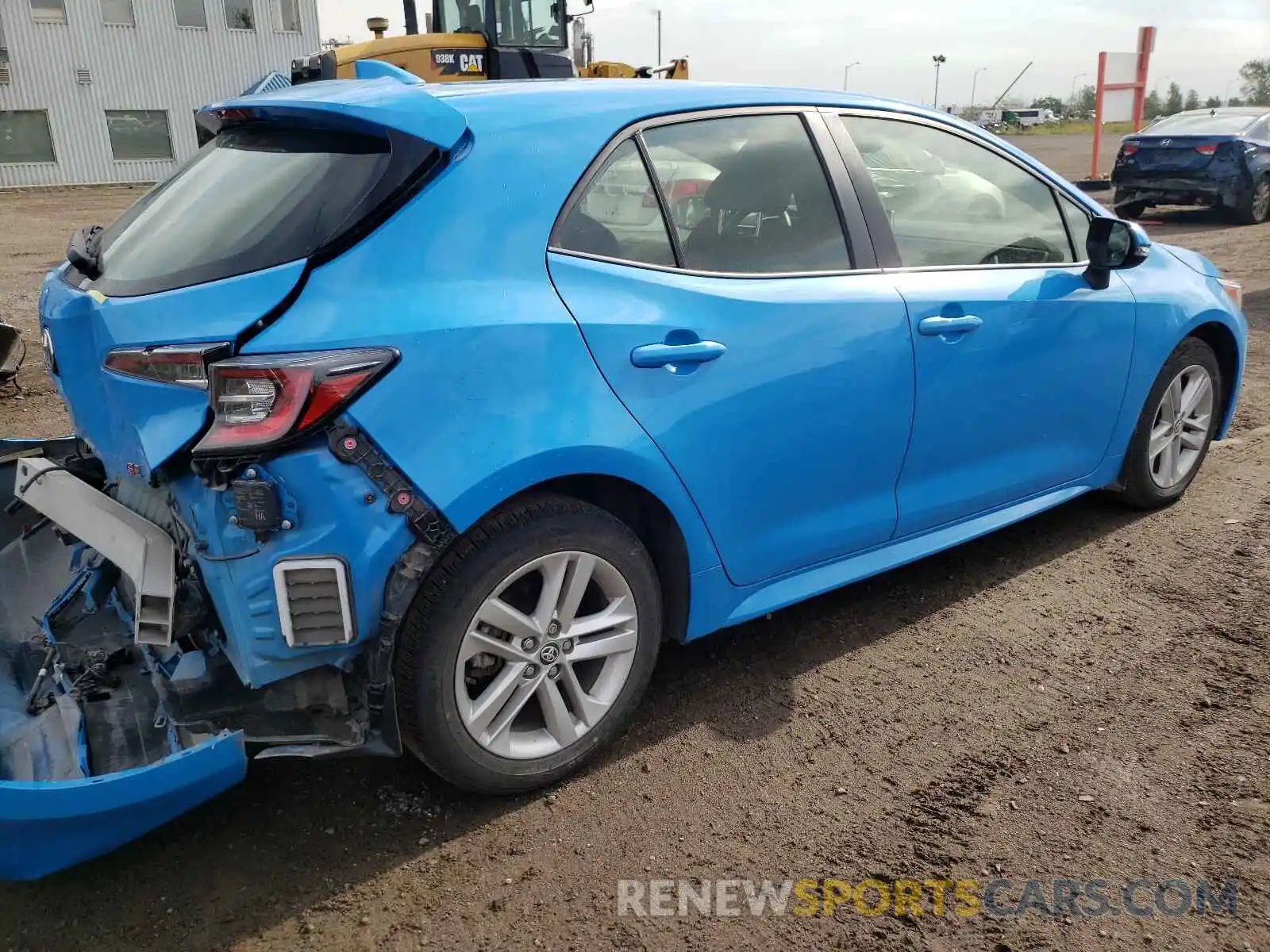 4 Photograph of a damaged car JTNK4RBE4L3084669 TOYOTA COROLLA 2020