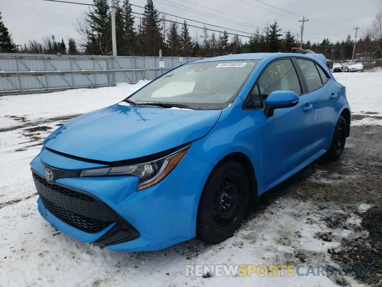 2 Photograph of a damaged car JTNK4RBE6L3093230 TOYOTA COROLLA 2020