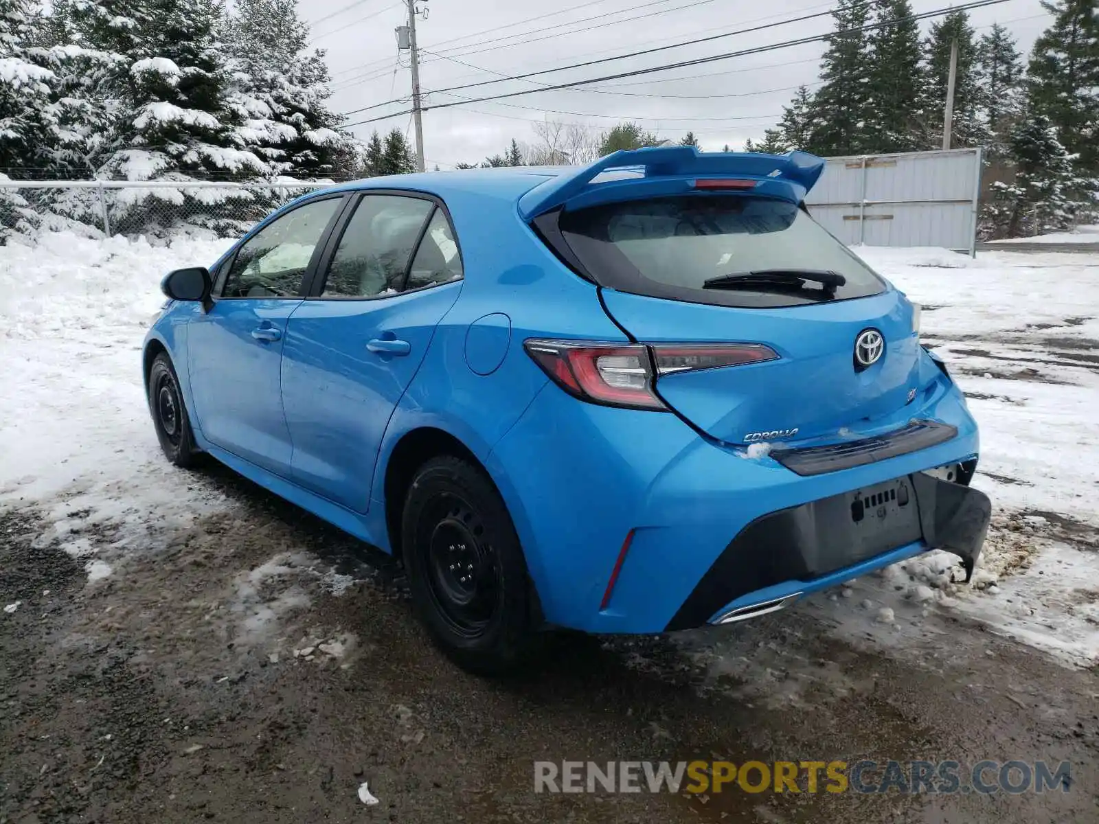 3 Photograph of a damaged car JTNK4RBE6L3093230 TOYOTA COROLLA 2020