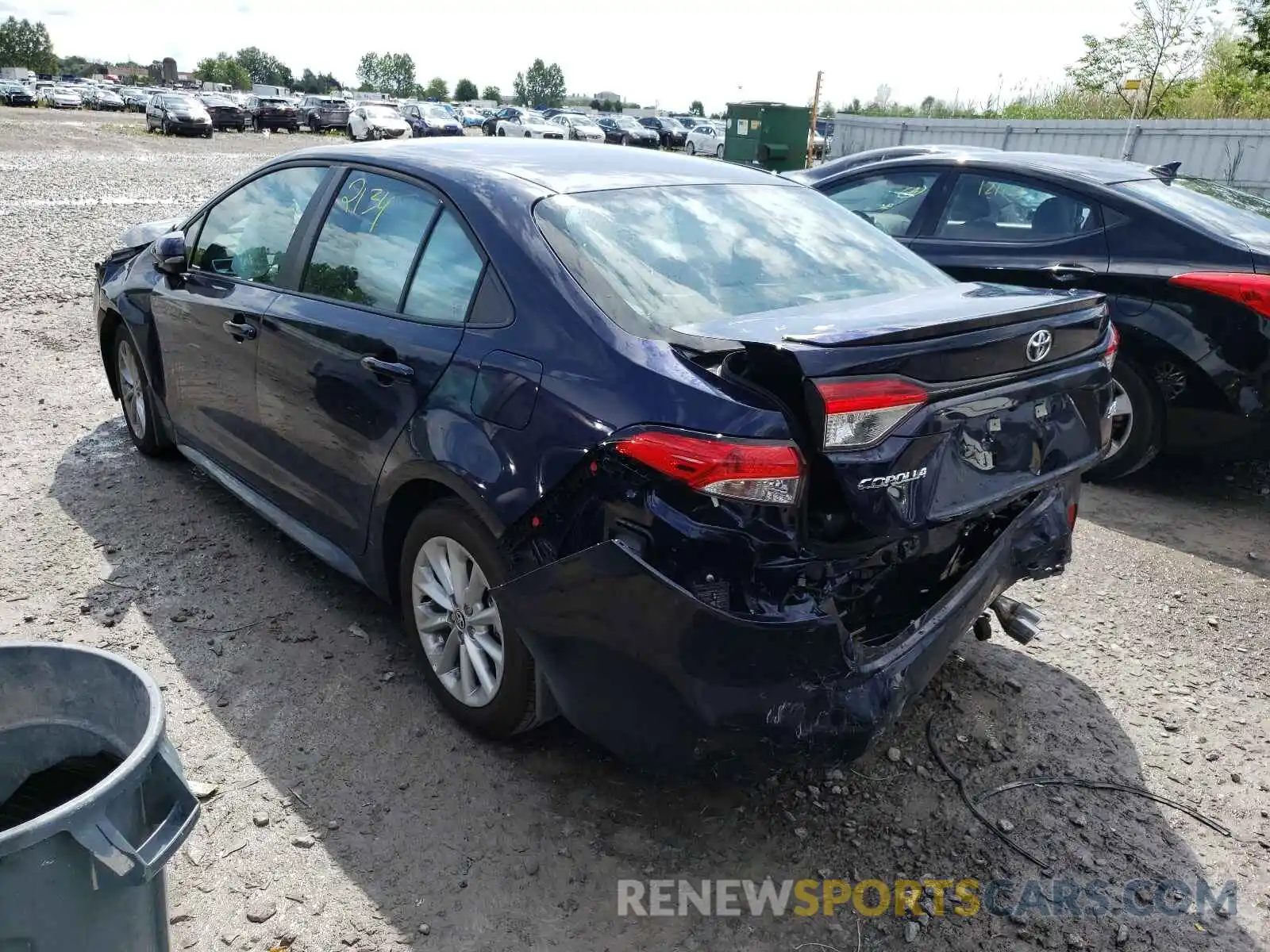 3 Photograph of a damaged car 5YFB4MBE6MP080140 TOYOTA COROLLA 2021