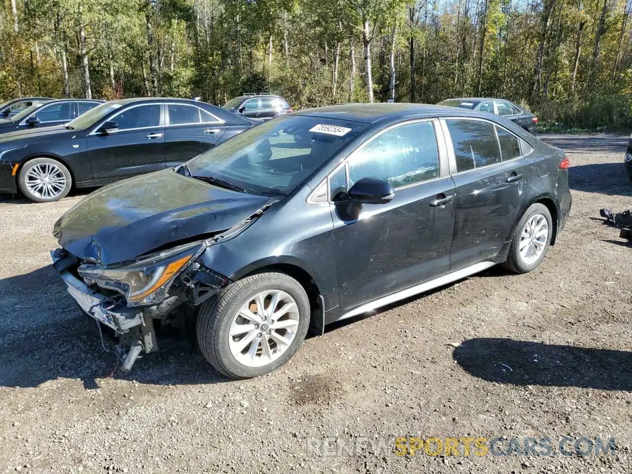 1 Photograph of a damaged car 5YFB4MBE9MP084747 TOYOTA COROLLA 2021