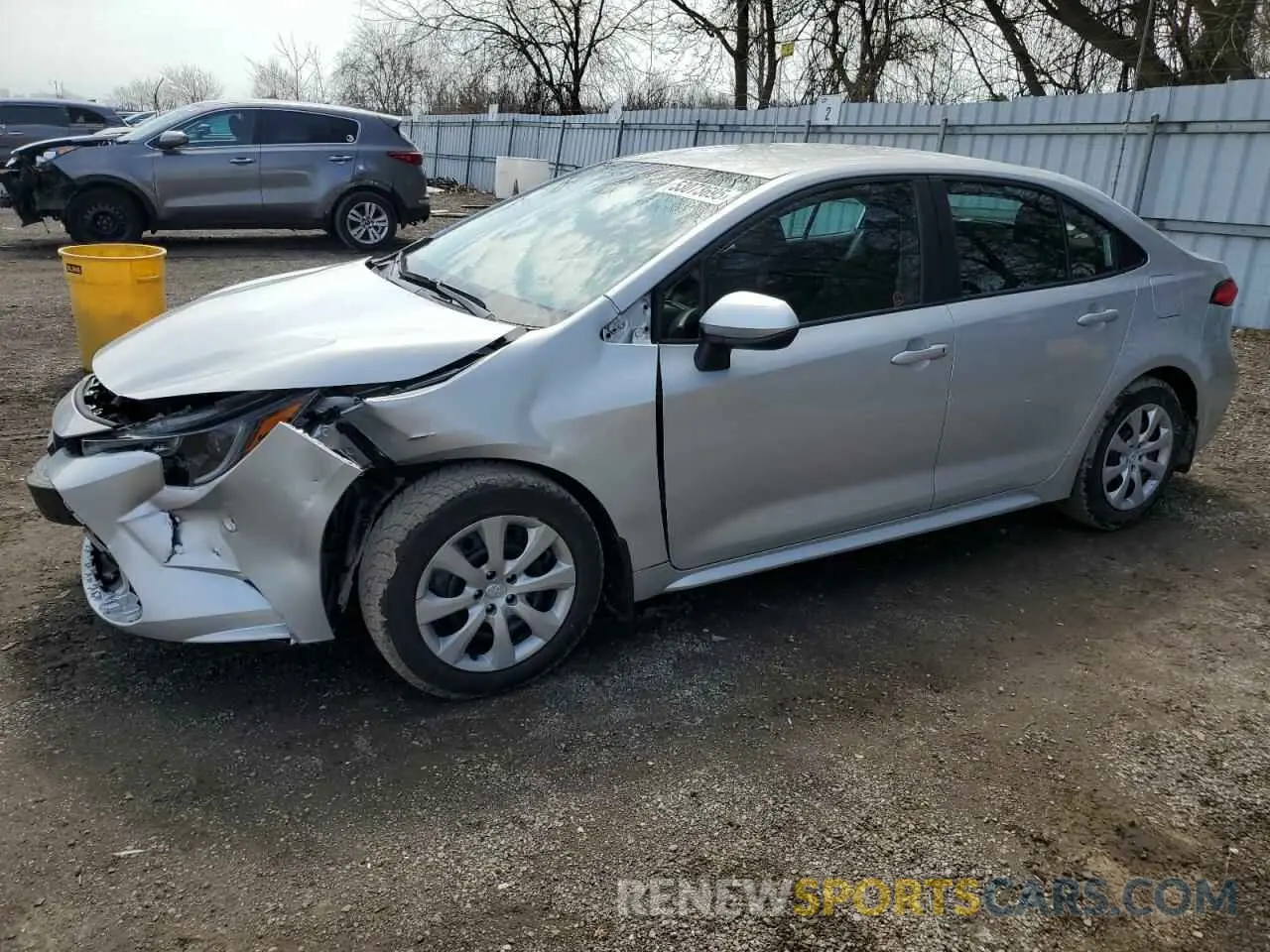 1 Photograph of a damaged car 5YFBPMBE2MP241364 TOYOTA COROLLA 2021
