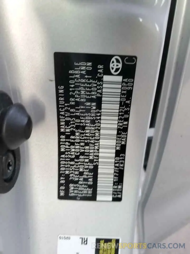 13 Photograph of a damaged car 5YFDPMAE0MP205442 TOYOTA COROLLA 2021