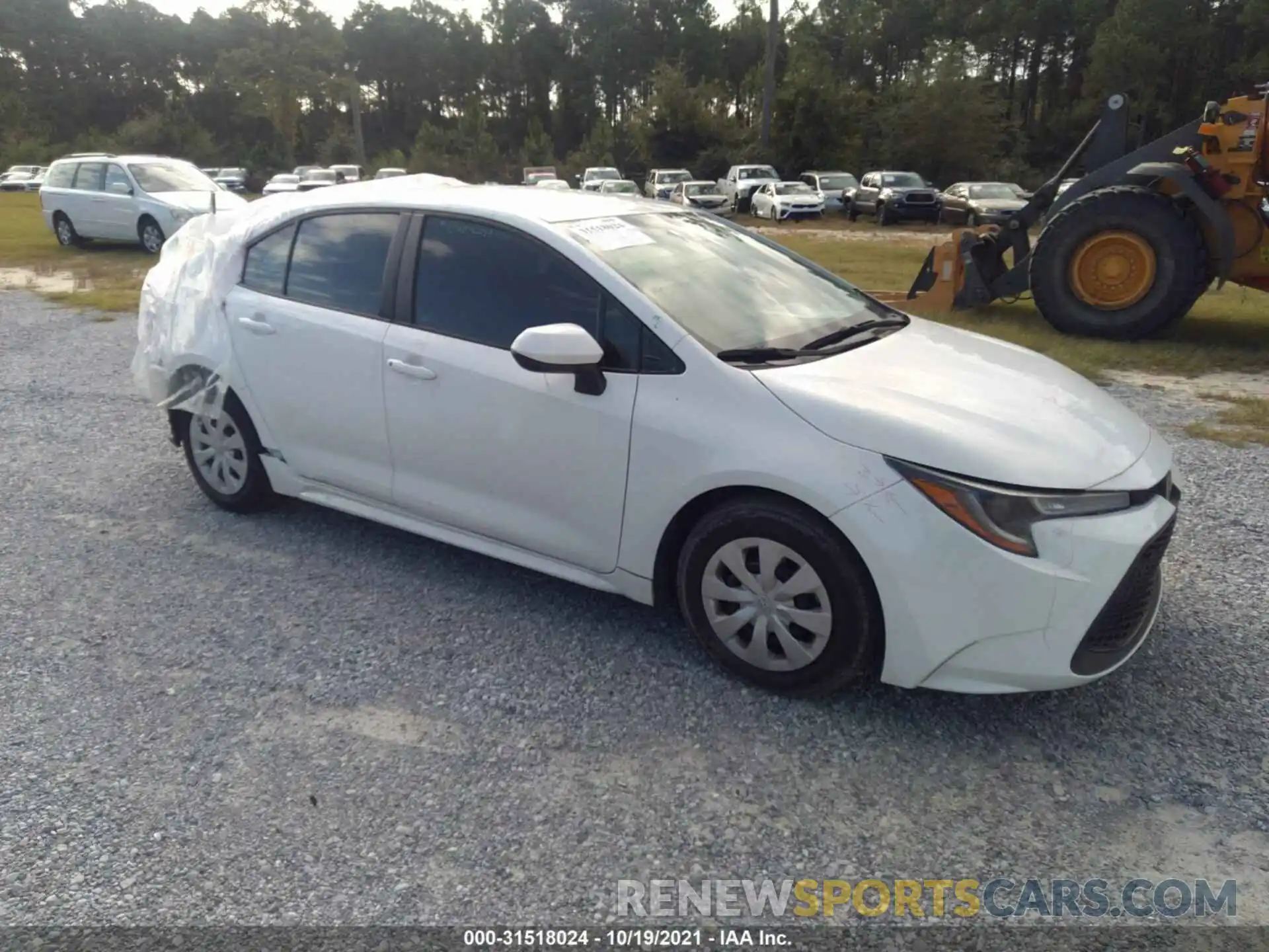 1 Photograph of a damaged car 5YFDPMAE1MP153576 TOYOTA COROLLA 2021