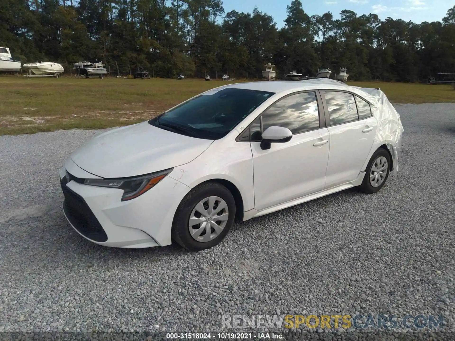 2 Photograph of a damaged car 5YFDPMAE1MP153576 TOYOTA COROLLA 2021