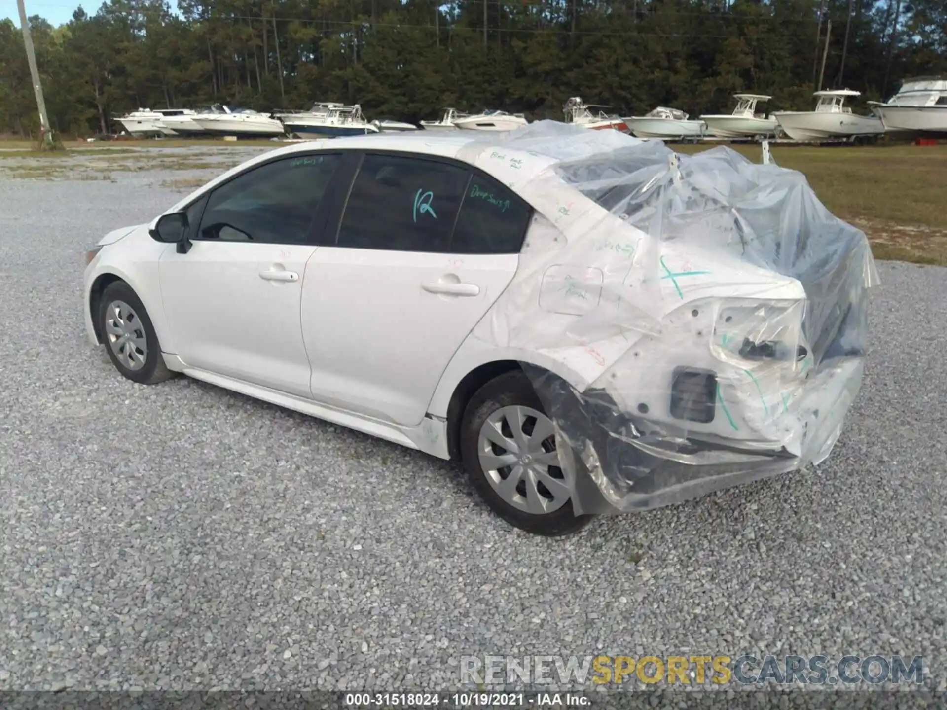 3 Photograph of a damaged car 5YFDPMAE1MP153576 TOYOTA COROLLA 2021