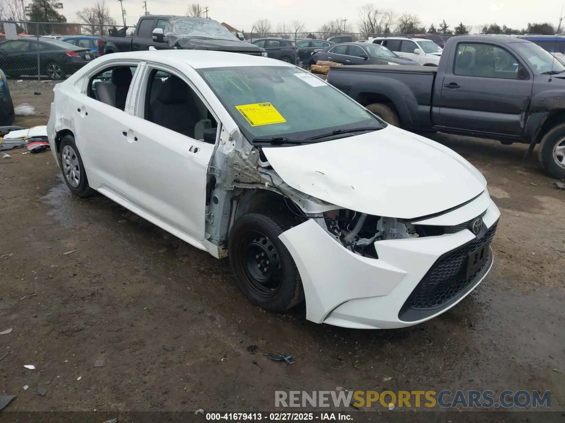 1 Photograph of a damaged car 5YFDPMAE4MP163082 TOYOTA COROLLA 2021