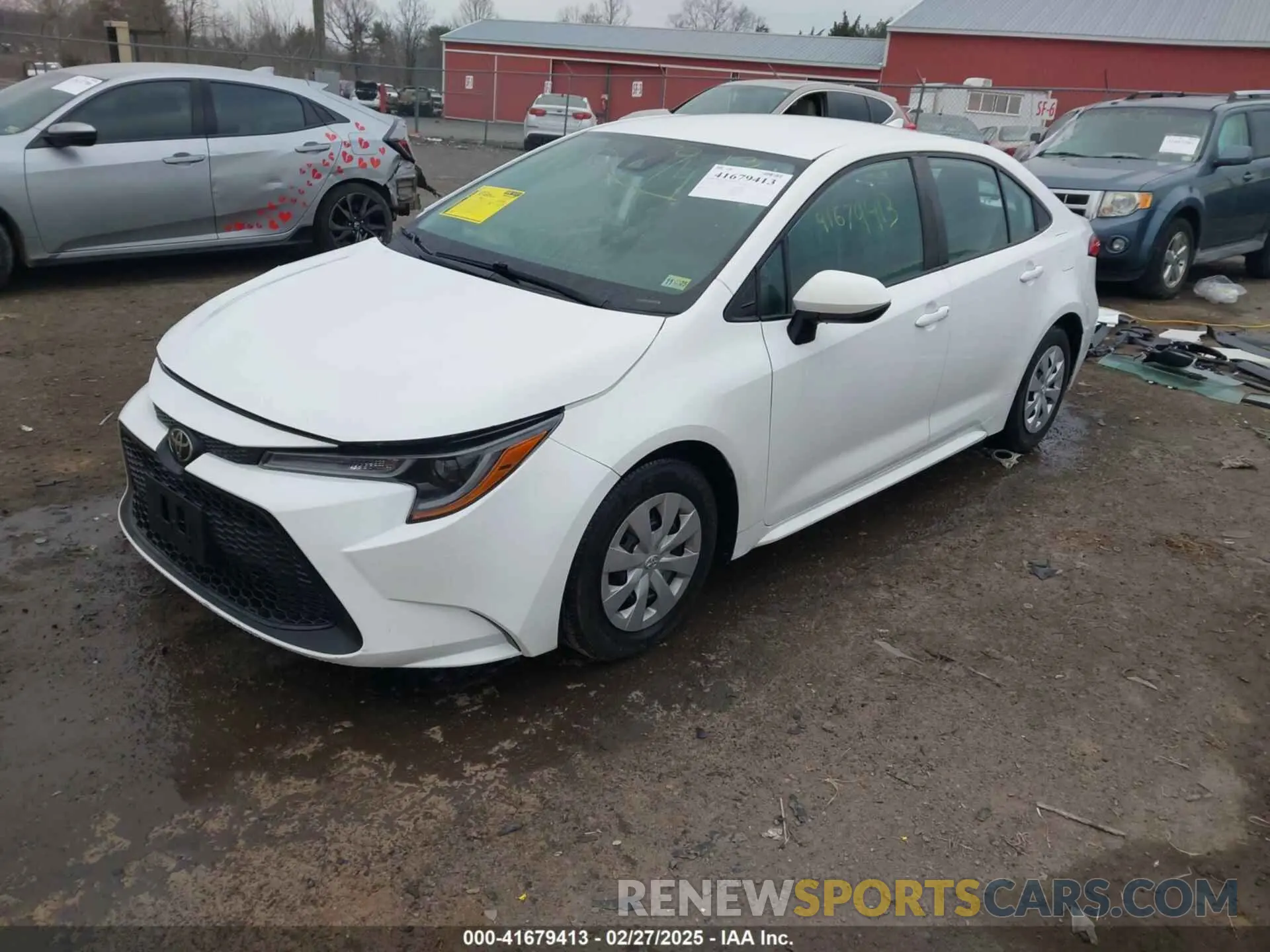 2 Photograph of a damaged car 5YFDPMAE4MP163082 TOYOTA COROLLA 2021