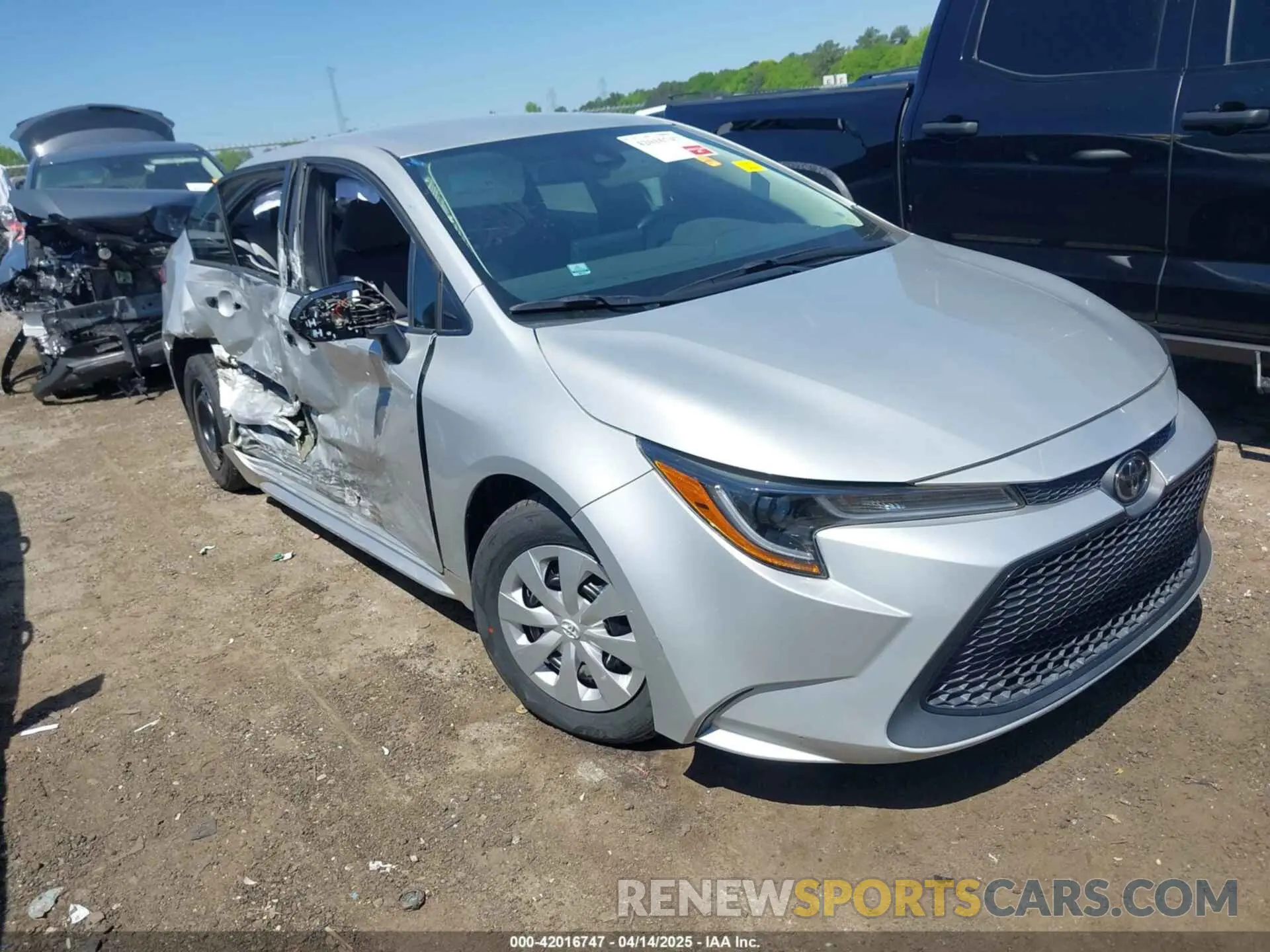 1 Photograph of a damaged car 5YFDPMAE4MP168184 TOYOTA COROLLA 2021