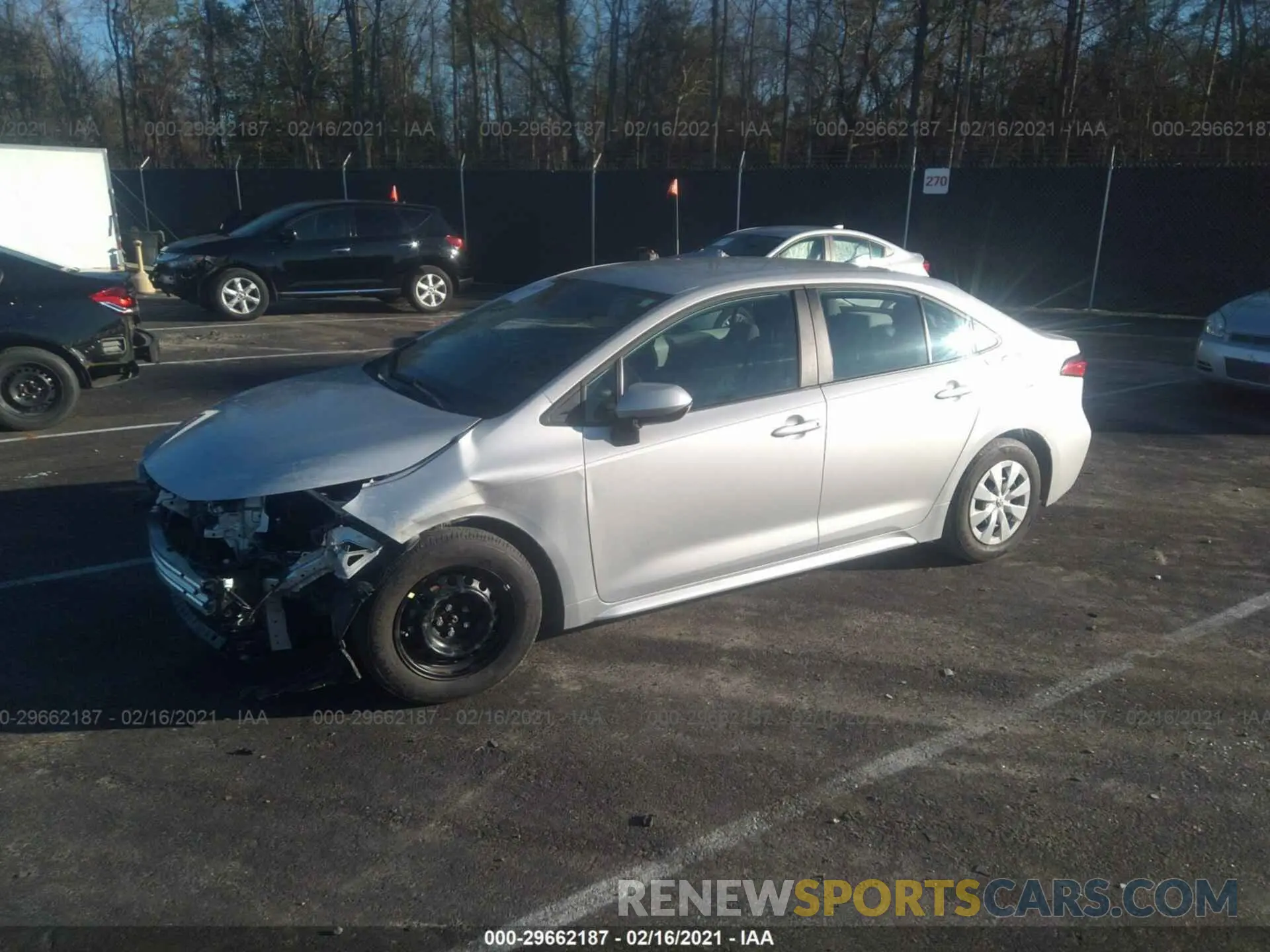 2 Photograph of a damaged car 5YFDPMAE6MP162452 TOYOTA COROLLA 2021