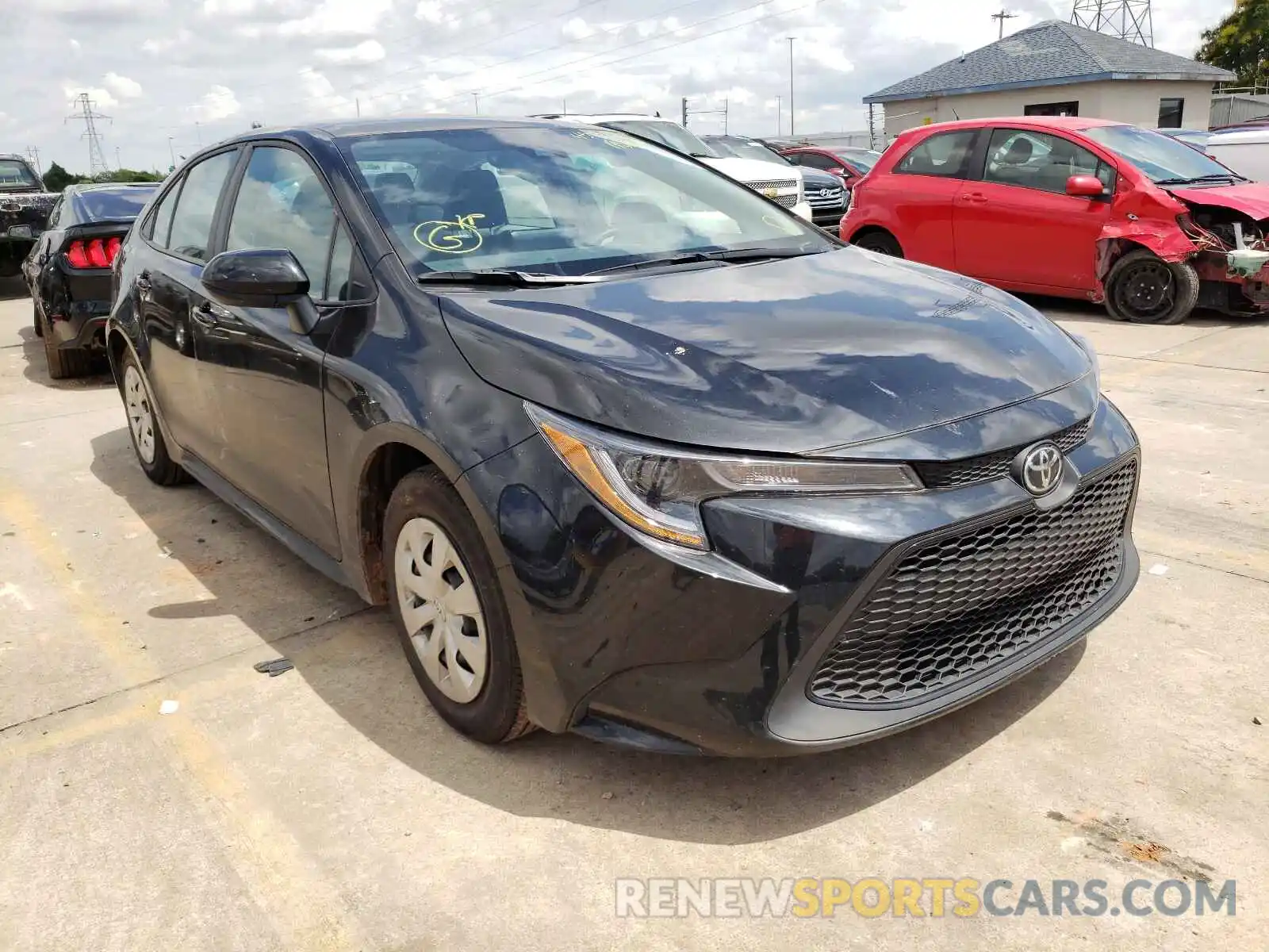 1 Photograph of a damaged car 5YFDPMAE7MP198697 TOYOTA COROLLA 2021