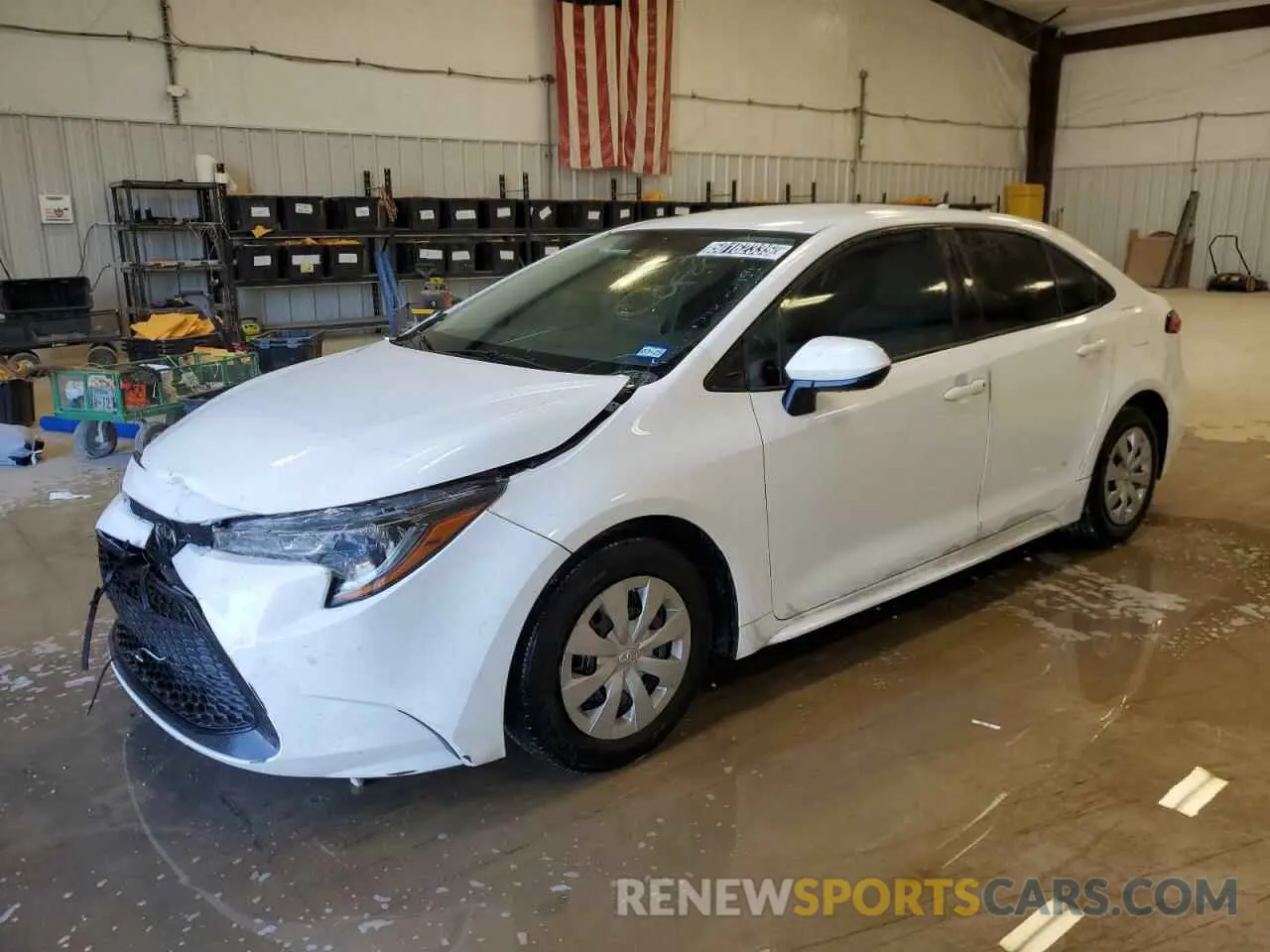 1 Photograph of a damaged car 5YFDPMAE8MP201459 TOYOTA COROLLA 2021